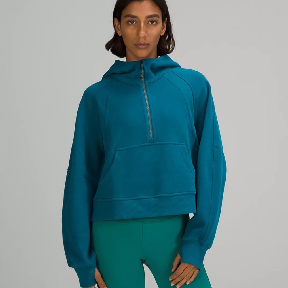 Lululemon 1/2 Zip Hooded Scuba